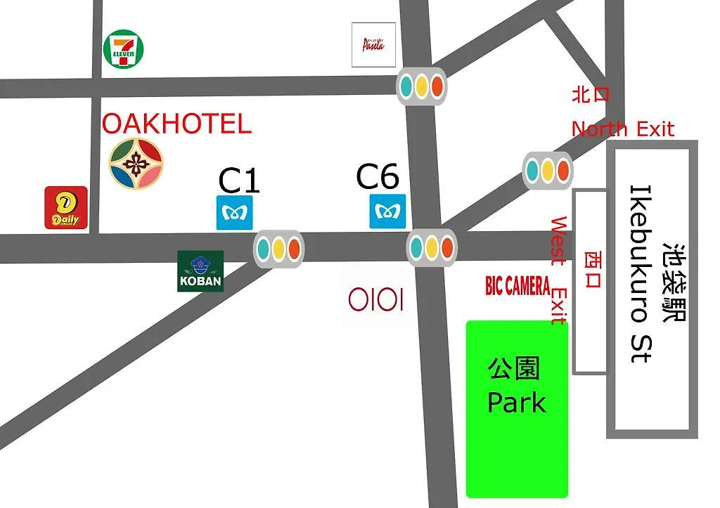 **  Oak Hotel Ikebukuro 東京都 日本